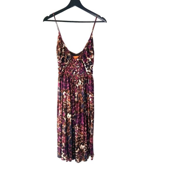 Olga Kapustina Braided Center Spaghetti Strap Below Knee Dress 6